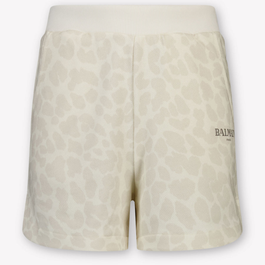 Balmain Kids Girls Shorts In OffWhite