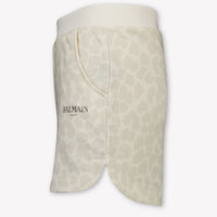 Balmain Kids Girls Shorts In OffWhite