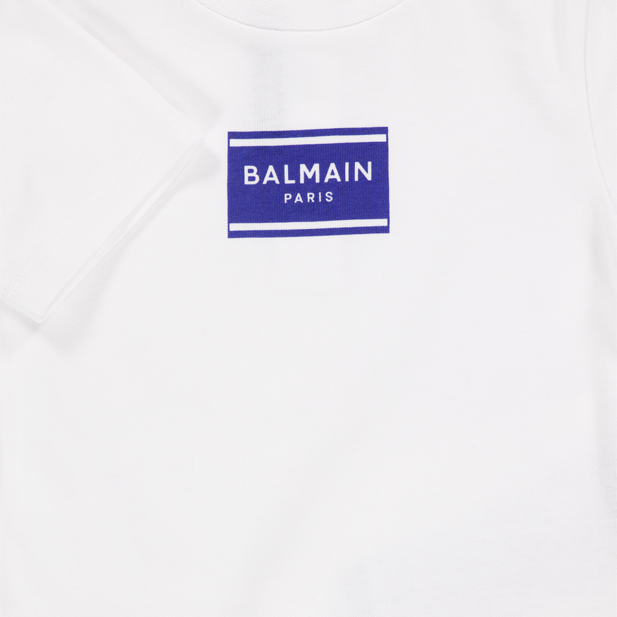 Balmain Baby Girls T-Shirt In White