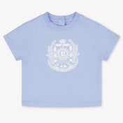 Balmain Baby Meisjes T-Shirt In Licht Blauw