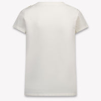 Balmain Kids Girls T-Shirt In OffWhite
