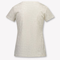 Balmain Kids Girls T-Shirt In OffWhite