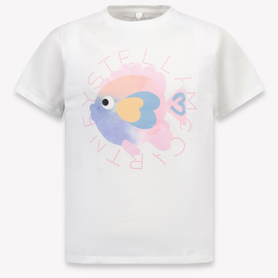 Stella McCartney Kids Girls T-Shirt In White