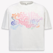 Stella McCartney Kinder Meisjes T-Shirt In Wit