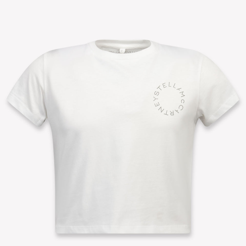 Stella McCartney Kinder Meisjes T-Shirt In Wit