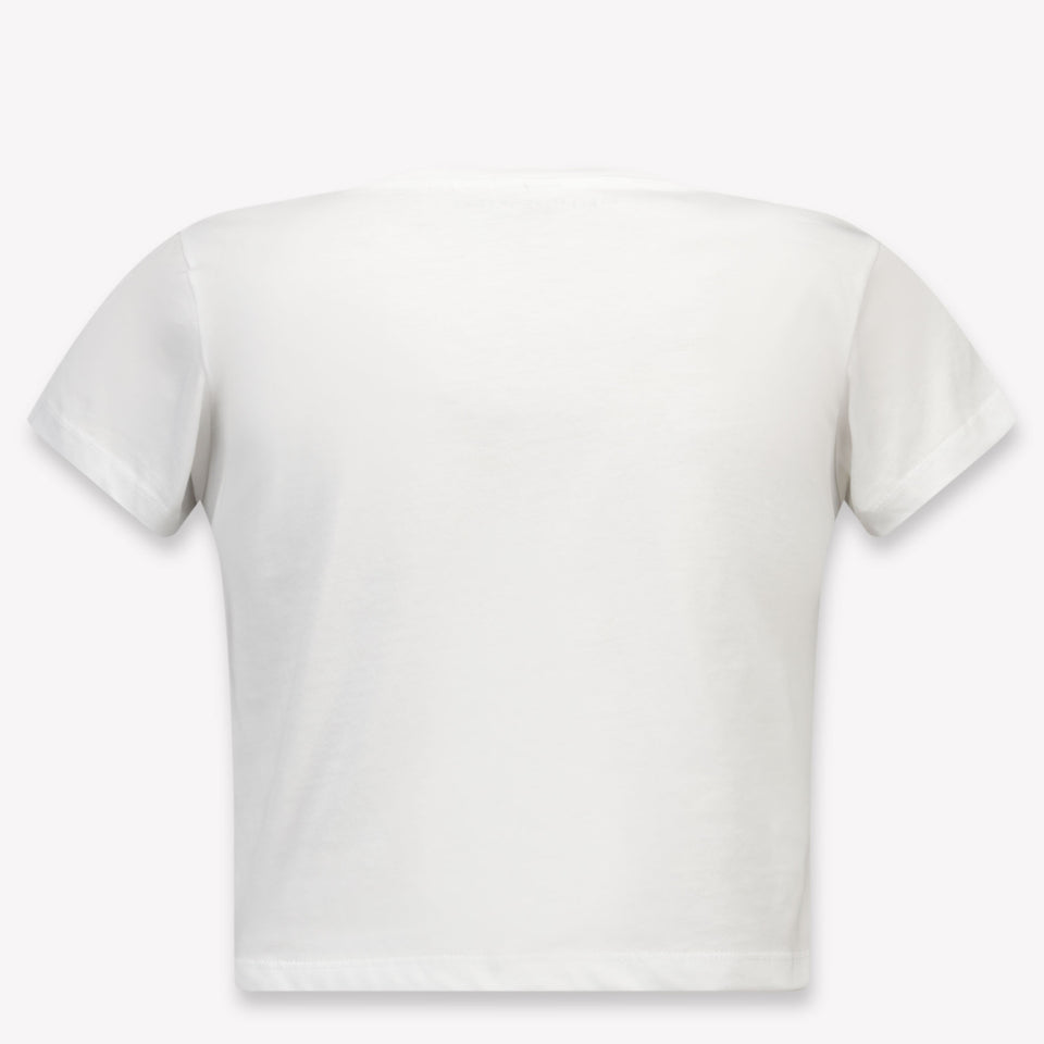 Stella McCartney Kinder Meisjes T-Shirt In Wit