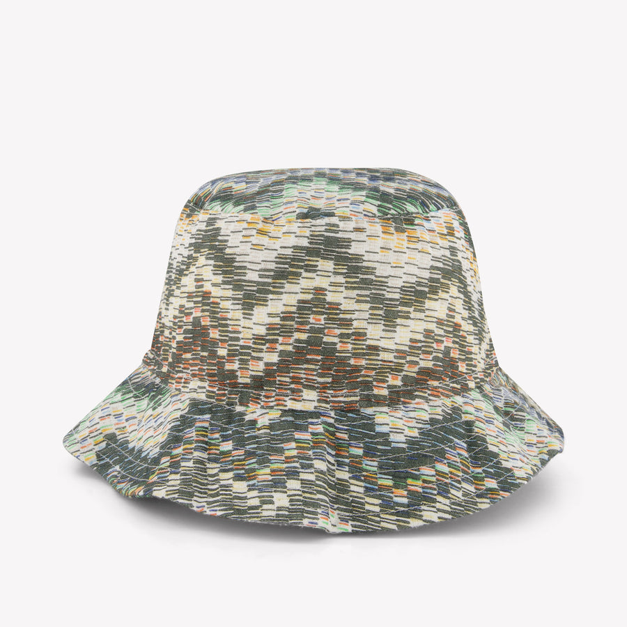 Missoni Boys Hat in Olive Green