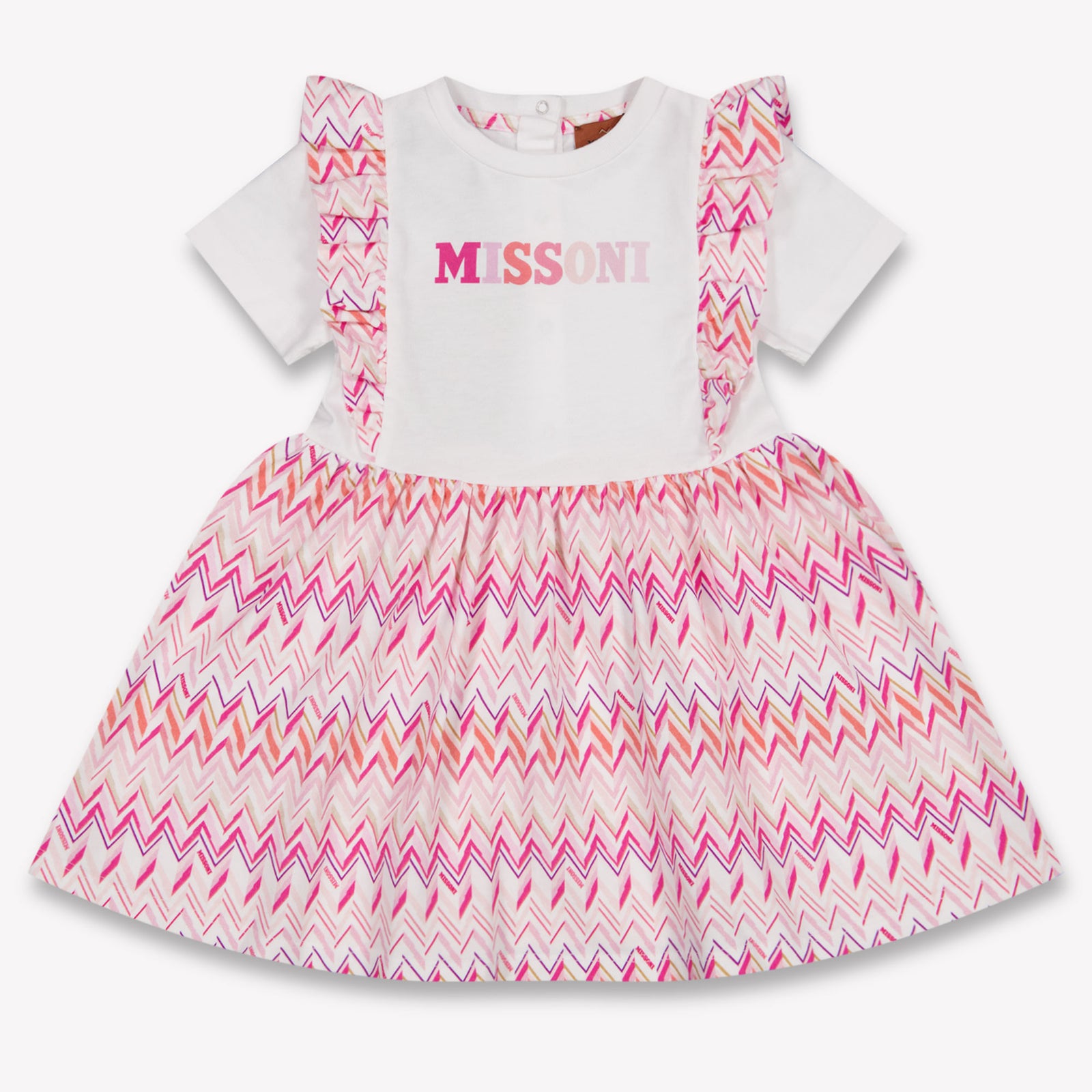 Missoni Baby Meisjes Jurk In Licht Roze