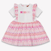Missoni Baby Meisjes Jurk In Licht Roze