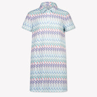 Missoni Kids Girls Dress In Turquoise