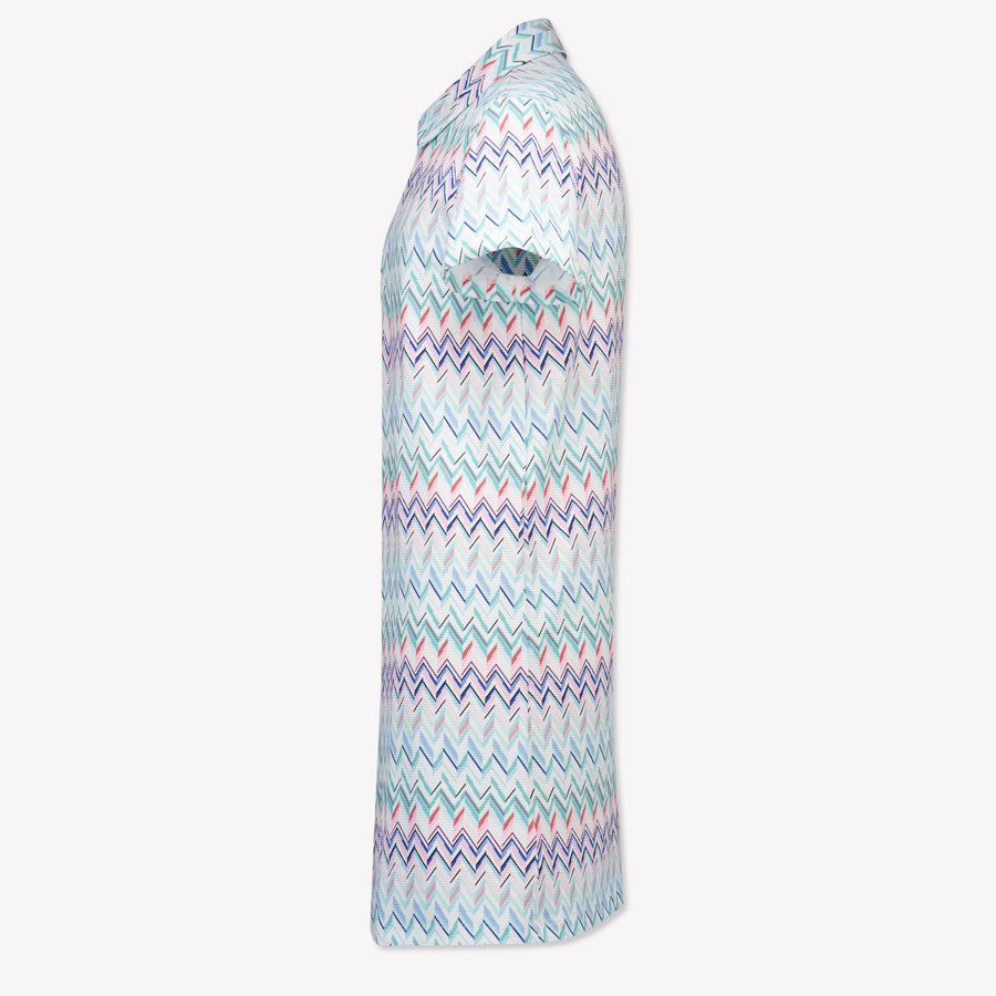 Missoni Kids Girls Dress In Turquoise
