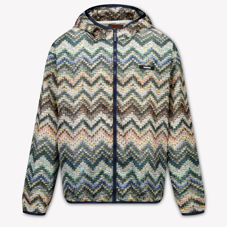 Missoni Kinder Jongens Zomerjas In Olijf Groen
