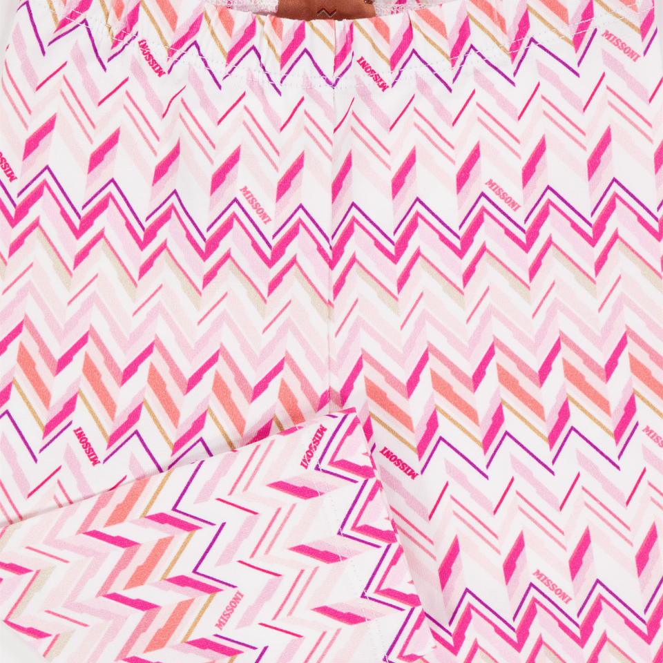 Missoni Baby Girls Leggings In Pink