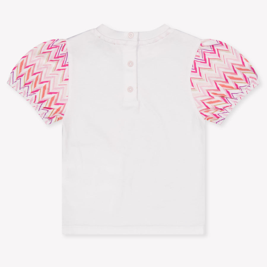 Missoni Baby Girls T-Shirt In White