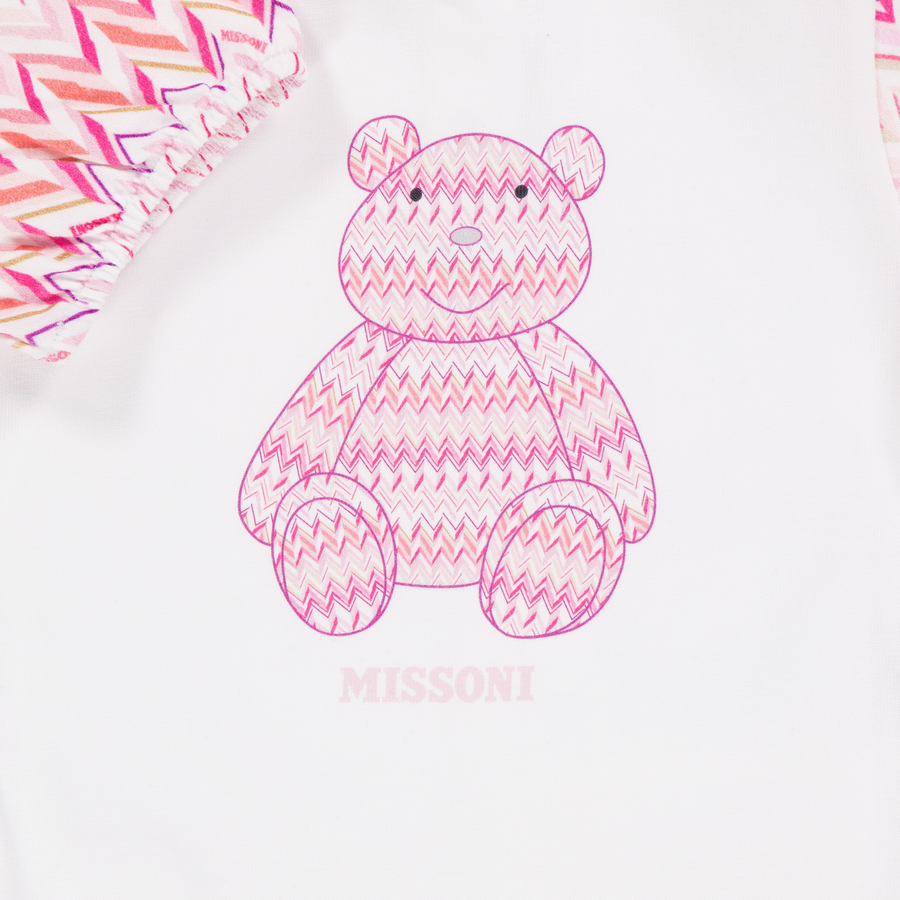 Missoni Baby Girls T-Shirt In White