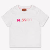 Missoni Baby Meisjes T-Shirt In Wit