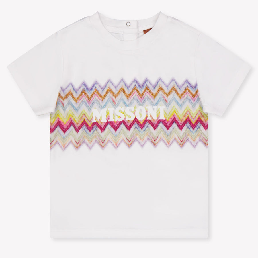 Missoni Baby Girls T-Shirt in White