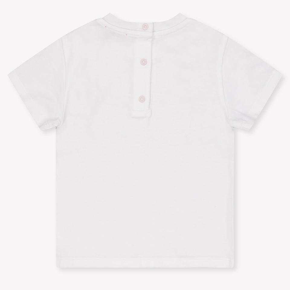 Missoni Baby Meisjes T-Shirt In Wit