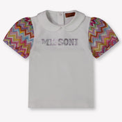 Missoni Baby Girls T-Shirt In White