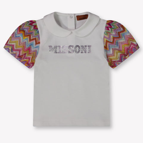 Missoni Baby Girls T-Shirt In White
