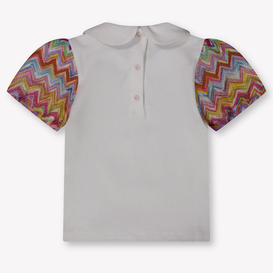 Missoni Baby Girls T-Shirt In White