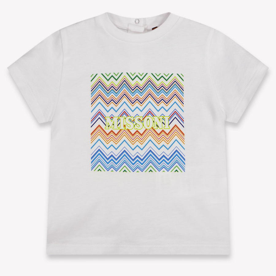 Missoni Baby Boys T-Shirt in White