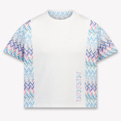 Missoni Kinder Meisjes T-Shirt In Wit