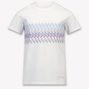 Missoni Kinder Meisjes T-Shirt In Wit