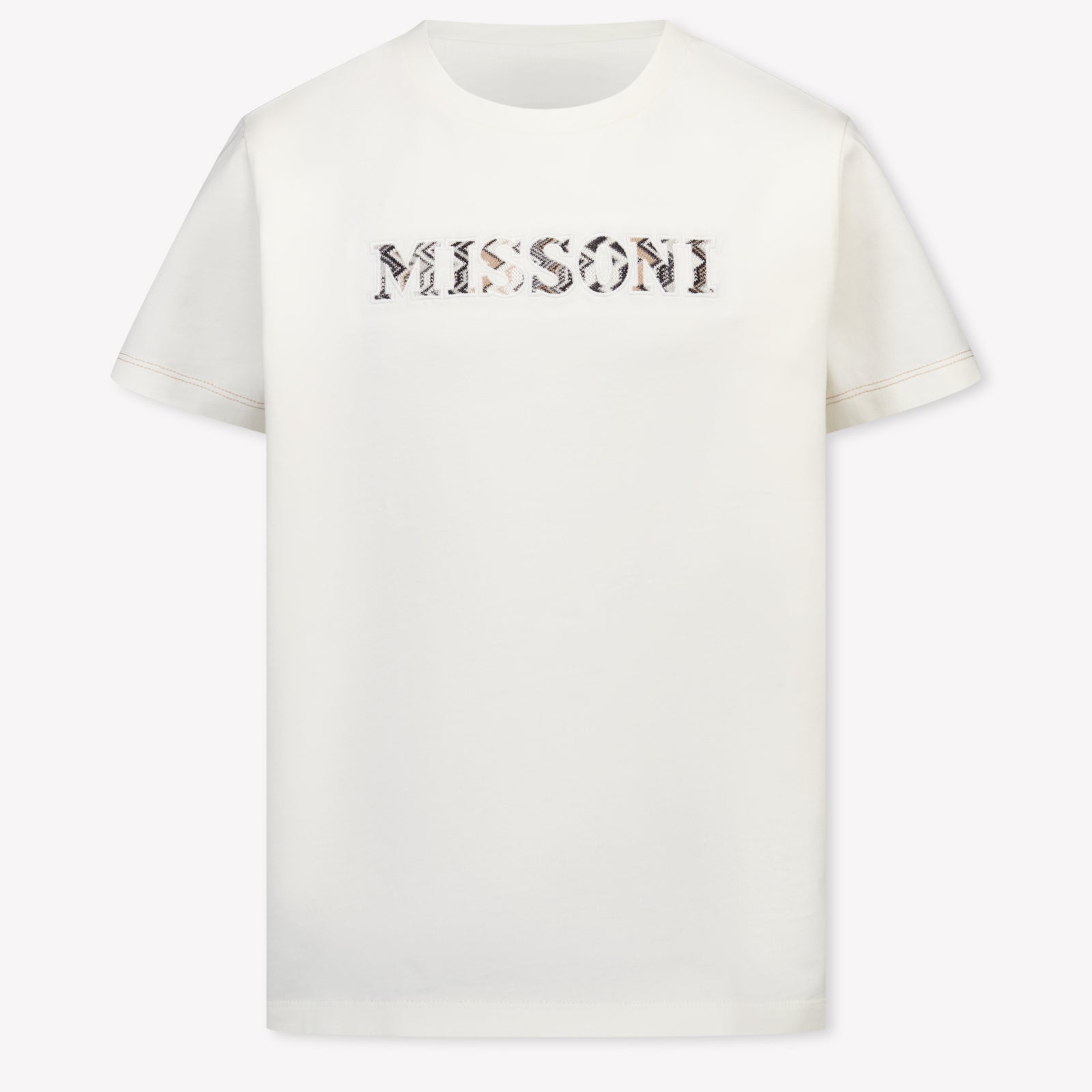 Missoni Kinder Jongens T-Shirt In Off White