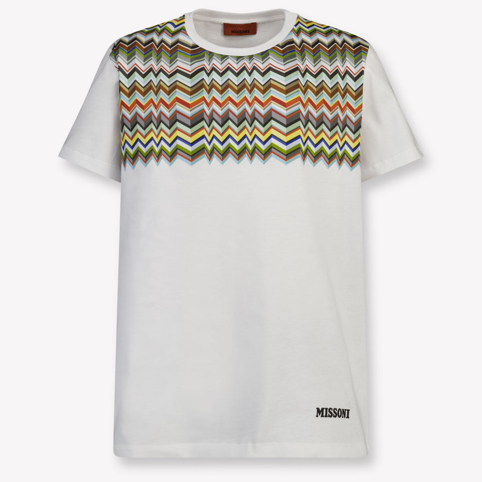 Missoni Kids Boys T-Shirt In White