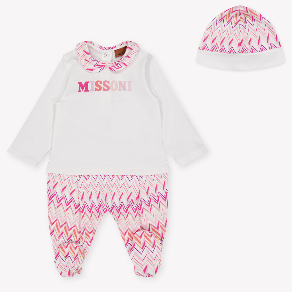 Missoni Baby Girls Playsuit In White
