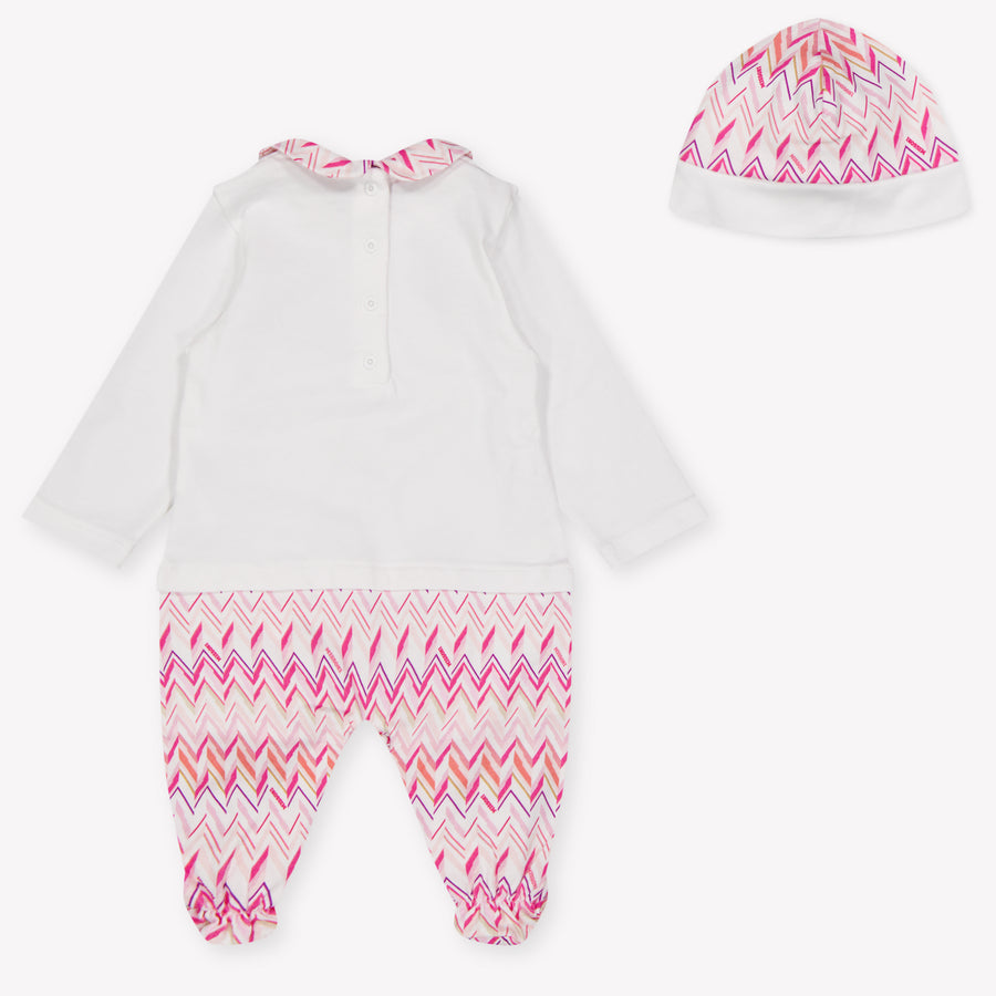 Missoni Baby Girls Playsuit In White