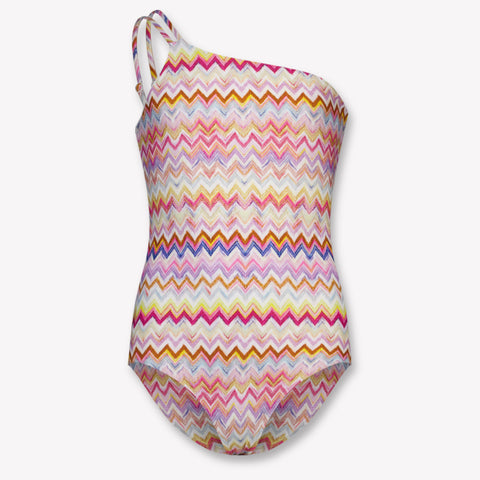 Missoni Kids Girls Swimwear In Fuchsia