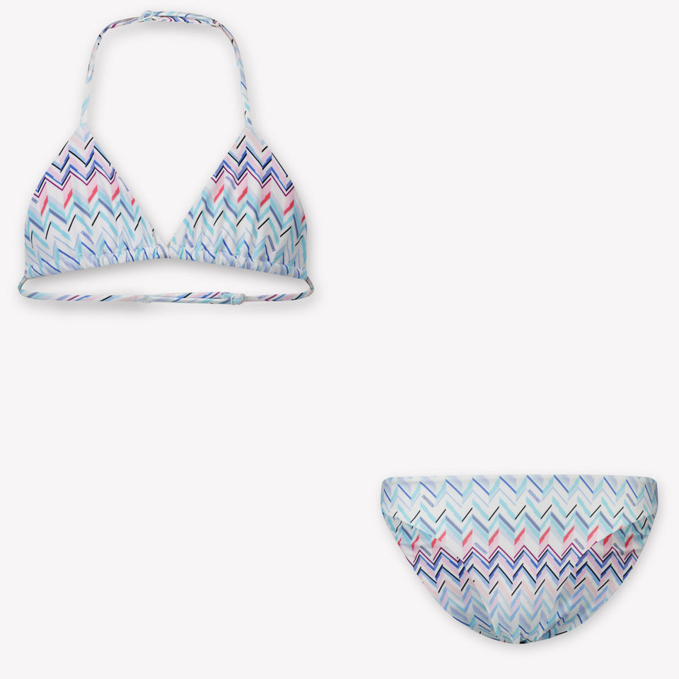 Missoni Kids Girls Swimwear In Turquoise