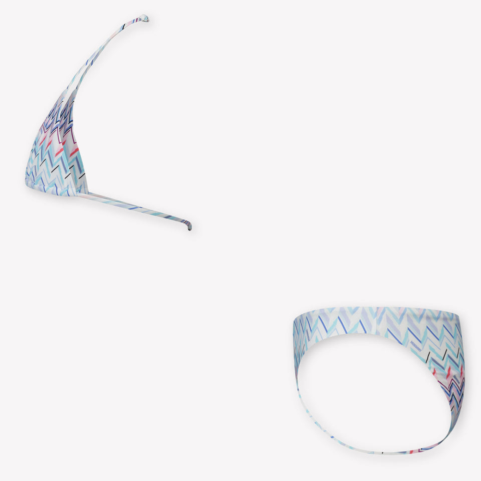 Missoni Kids Girls Swimwear In Turquoise