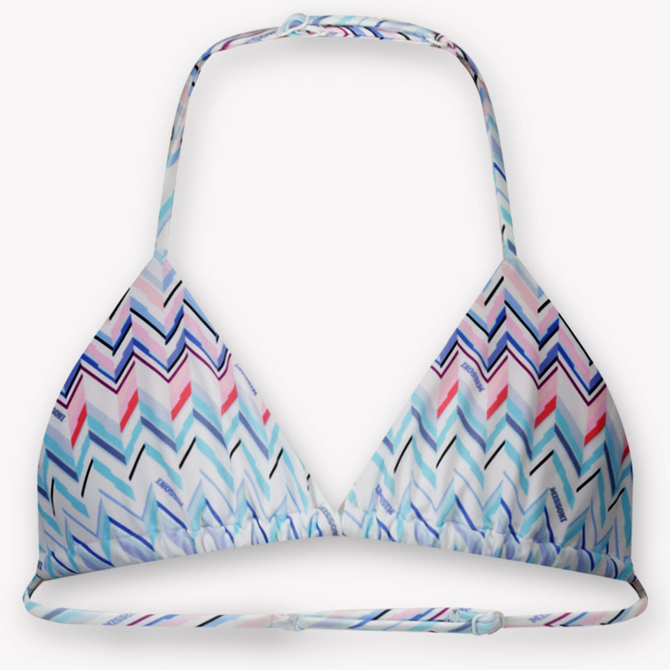 Missoni Kids Girls Swimwear In Turquoise