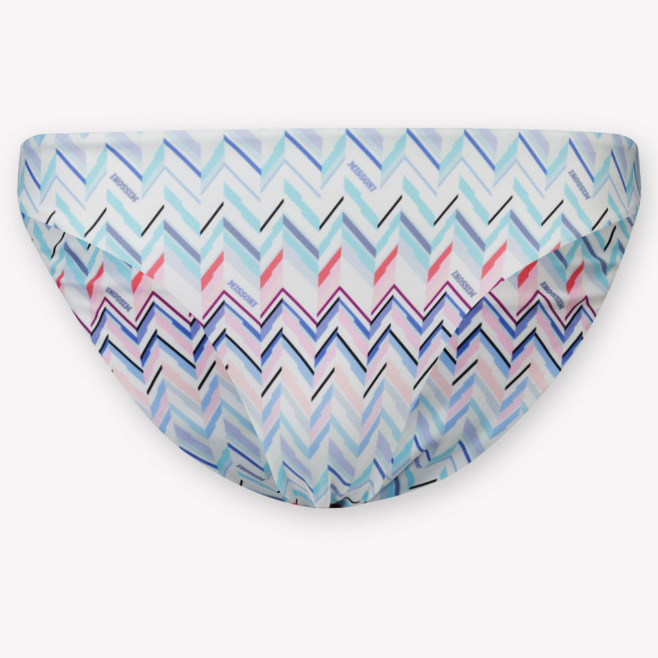 Missoni Kids Girls Swimwear In Turquoise