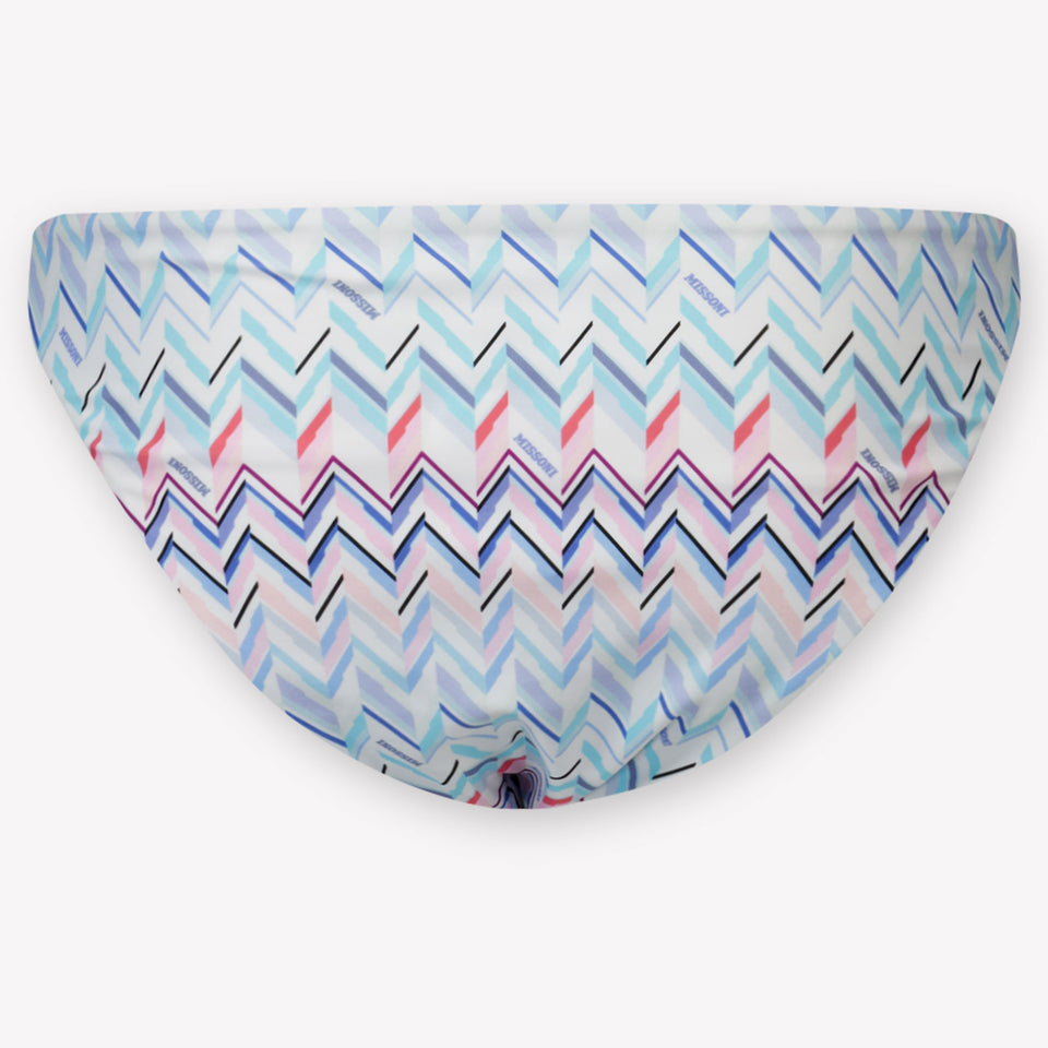 Missoni Kids Girls Swimwear In Turquoise