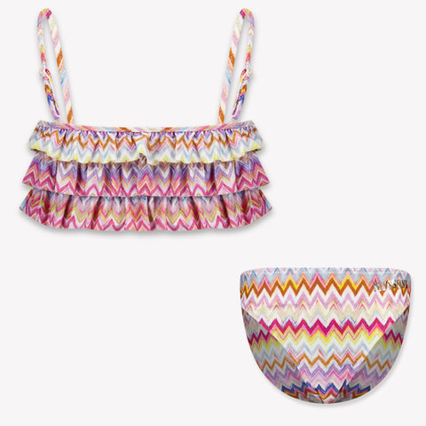 Missoni Kids Girls Swimwear In Pink
