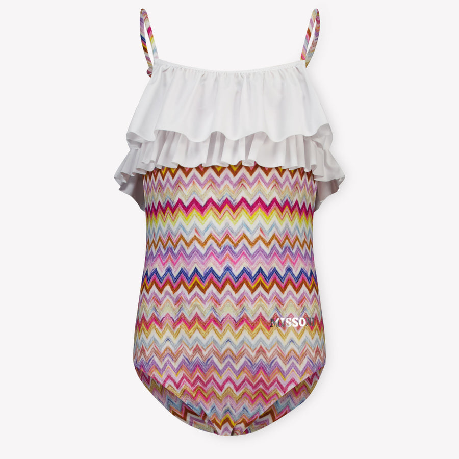 Missoni Kinder Meisjes Zwemkleding In Fuchsia