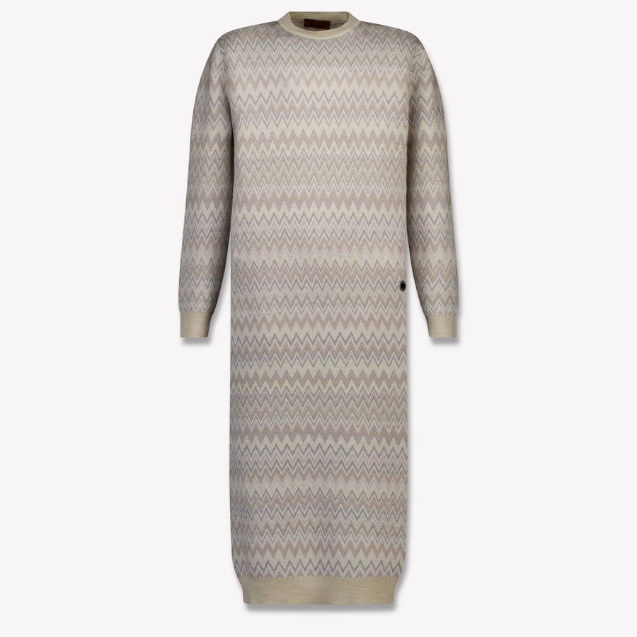 Missoni Kinder Meisjes Jurk In Beige