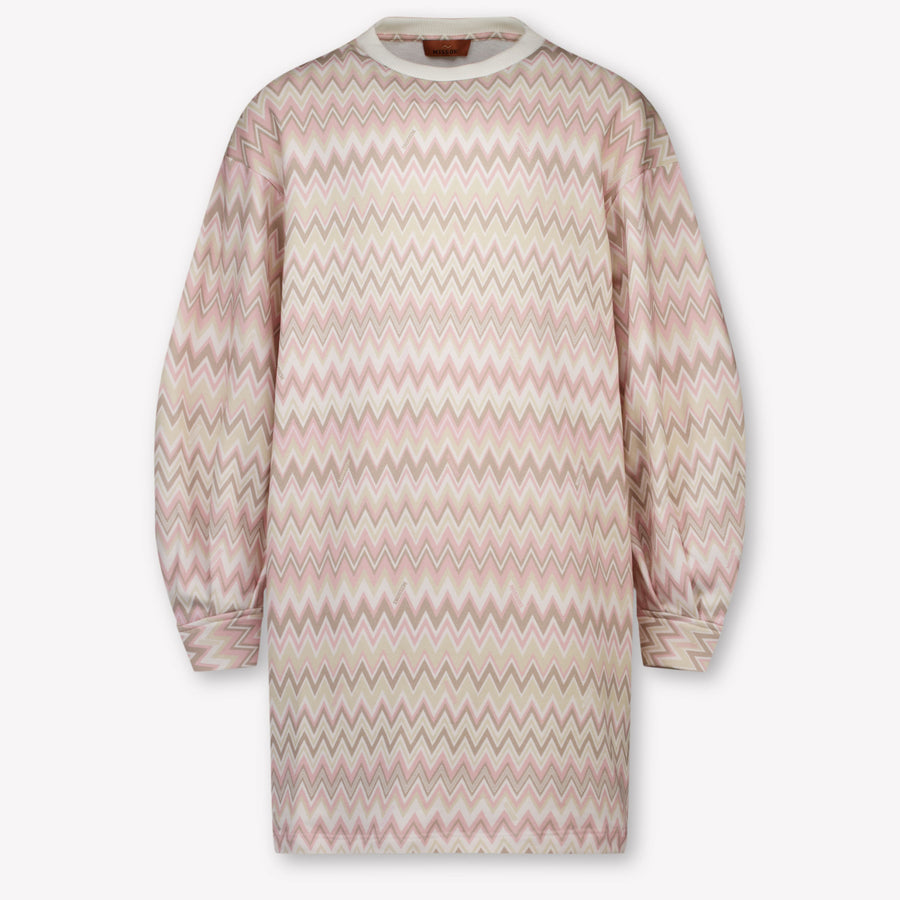 Missoni Kinder Meisjes Jurk In Licht Roze