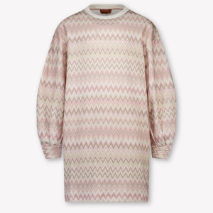 Missoni Kinder Meisjes Jurk In Licht Roze