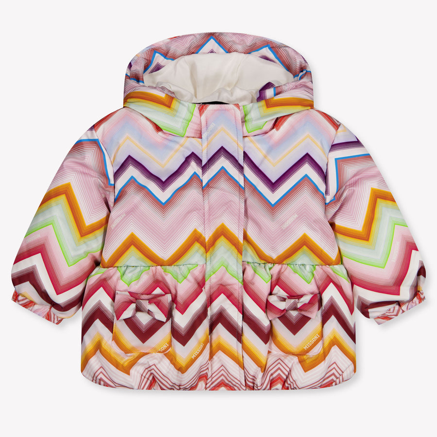 Missoni Baby Girls Winter Jacket in Light Pink
