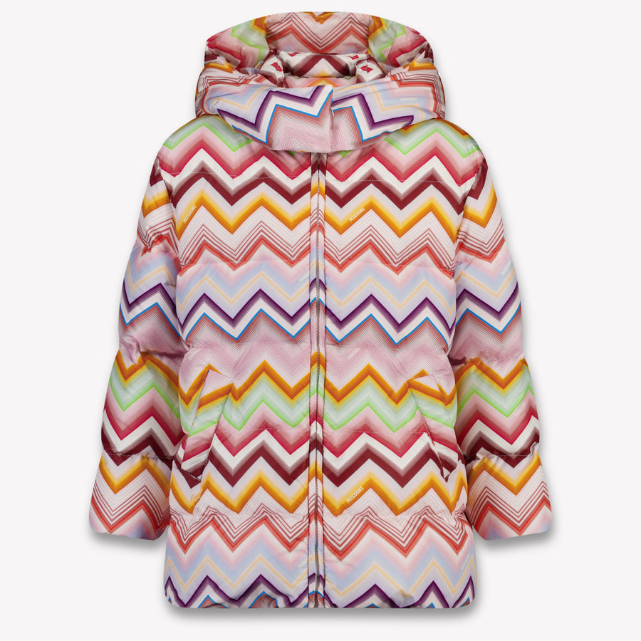 Missoni Kids Girls Winter coat In Light Pink