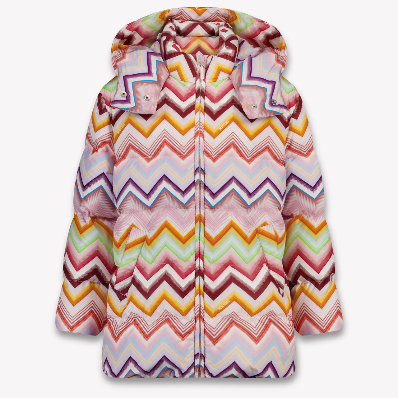 Missoni Kids Girls Winter coat In Light Pink