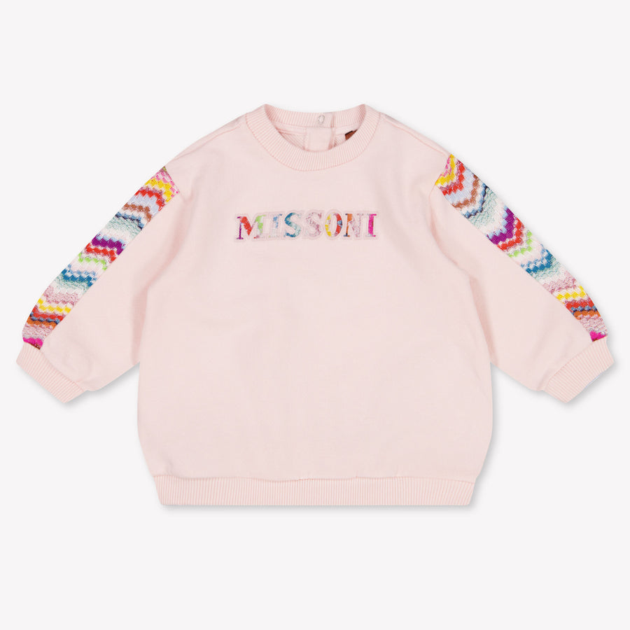 Missoni Baby Girls Sweater in Light Pink