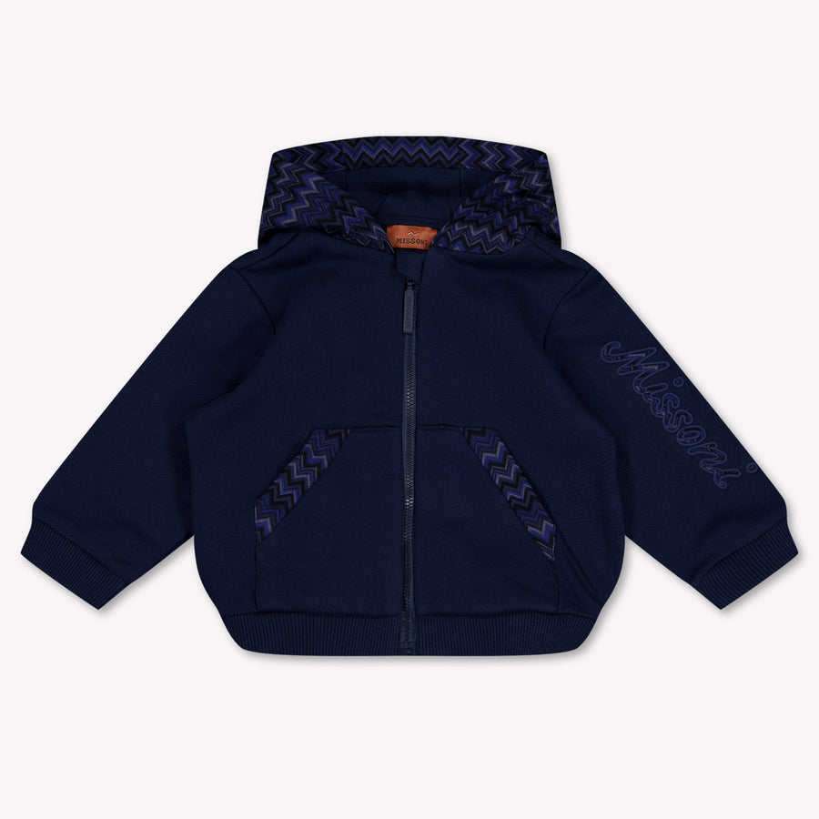 Missoni Baby Jongens Vest In Navy