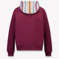 Missoni Kids Girls Sweater In Bordeaux