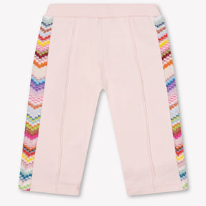Missoni Baby Girls Pants In Light Pink